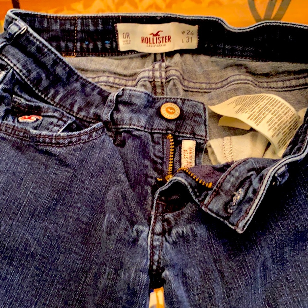 HOLNSTER Girls OR w24 L31 dark wash tapered leg Jeans